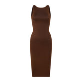 Dream Sculpt Midikleid - Braun